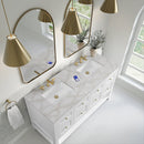 James Martin Breckenridge 60" Double Bathroom Vanity, Bright White
