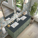 James Martin Breckenridge 60" Double Bathroom Vanity, Smokey Celadon