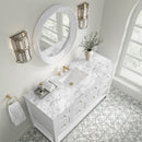 James Martin Breckenridge 60" Single Bathroom Vanity, Bright White