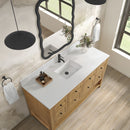 James Martin Breckenridge 60" Single Bathroom Vanity, Light Natural Oak