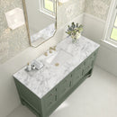 James Martin Breckenridge 60" Single Bathroom Vanity, Smokey Celadon