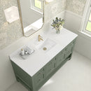 James Martin Breckenridge 60" Single Bathroom Vanity, Smokey Celadon