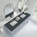 James Martin Breckenridge 72" Double Bathroom Vanity, Serenity Blue