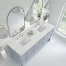 James Martin Breckenridge 72" Double Bathroom Vanity, Serenity Blue