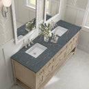 James Martin Breckenridge 72" Double Bathroom Vanity, Whitewashed Oak
