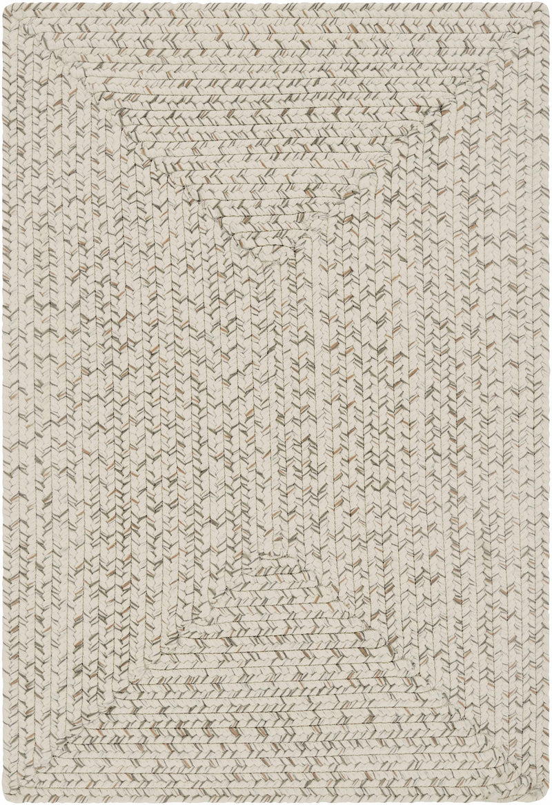 Beige Braided Faux Jute Rug