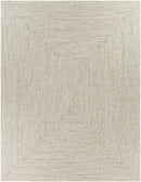 Beige Braided Faux Jute Rug