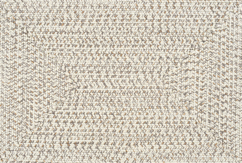 Beige Braided Faux Jute Rug