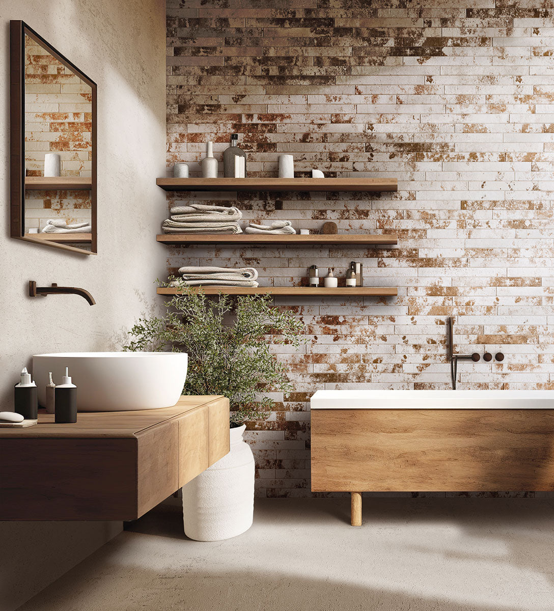 MSI Brickstone Rustique White Brick 2X18, photo 8 of 12
