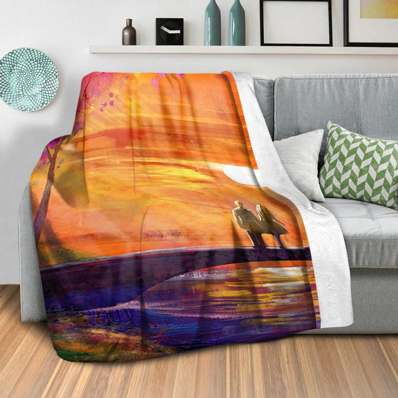 Bridge Light and Love Blanket