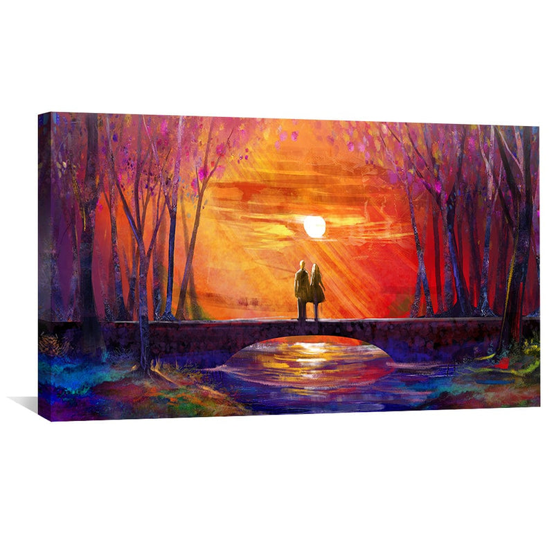 Bridge Light and Love Canvas