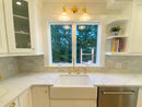 Unlacquered Brass Kitchen Faucet - 8" Bridge Faucet