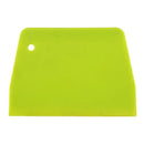 Bright green silicone spatula dough cutter kitchen baking tool by Decorbites