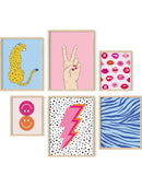 Preppy gallery wall