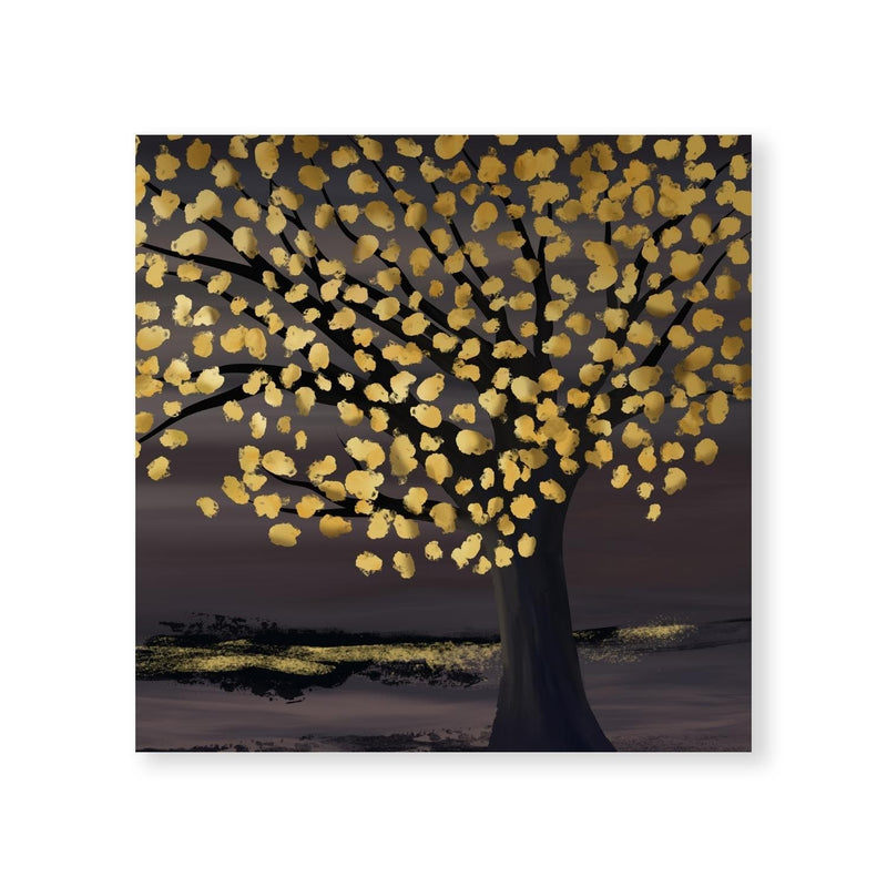 Brightened Leaves Canvas