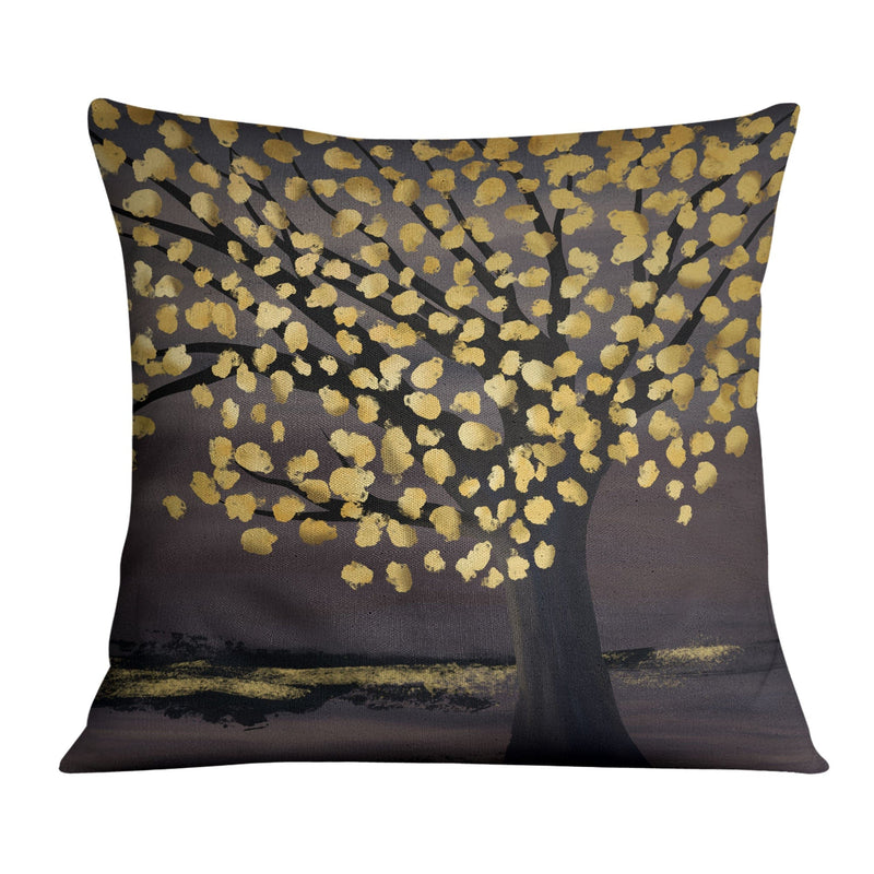 Brightened Leaves Cushion