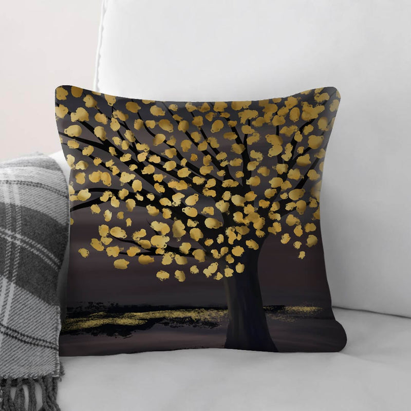 Brightened Leaves Cushion