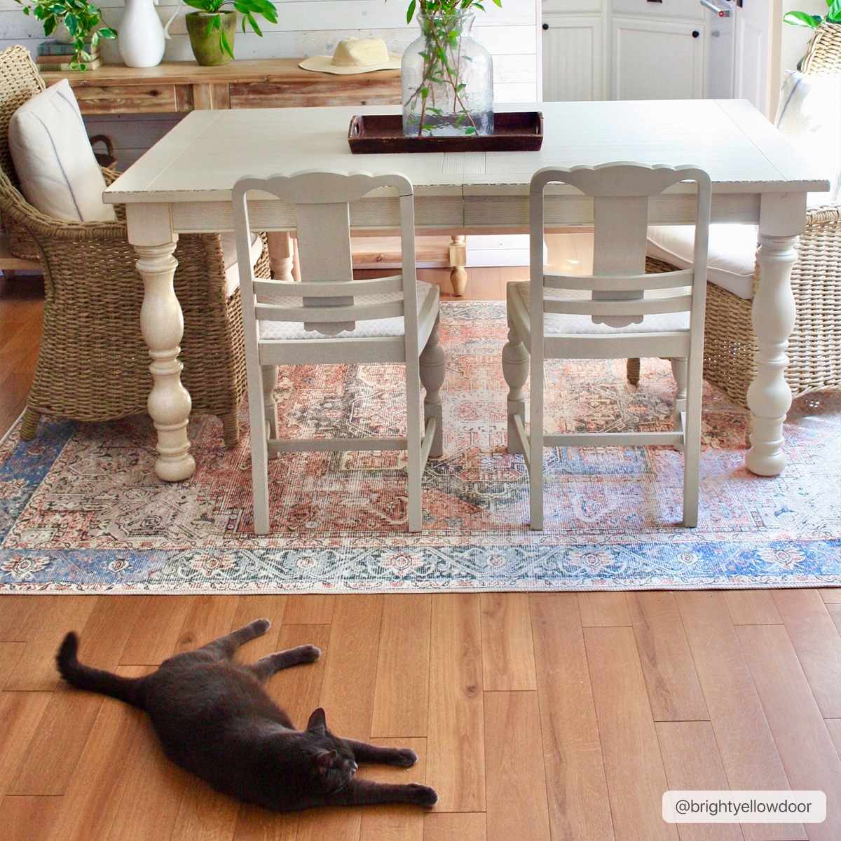 Rosman Distressed Washable Rug, photo 6 of 32