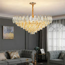 GobekUsa Brilliance Crystal Chandelier for Luxe Living & Dining Rooms.