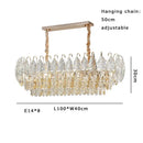 GobekUsa Brilliance Crystal Chandelier for Luxe Living & Dining Rooms.