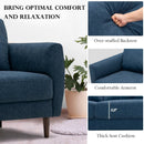 2 Pieces Upholstered Sofa Set with Removable Cushion Covers by LJGDeals