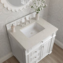 James Martin Bristol 30" Single Bathroom Vanity, Bright White