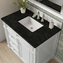 James Martin Bristol 36" Single Bathroom Vanity, Bright White