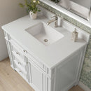 James Martin Bristol 36" Single Bathroom Vanity, Bright White