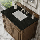 James Martin Bristol 36" Single Bathroom Vanity, Saddle Brown