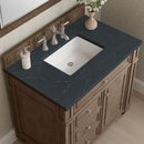 James Martin Bristol 36" Single Bathroom Vanity, Whitewashed Walnut