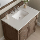 James Martin Bristol 36" Single Bathroom Vanity, Whitewashed Walnut