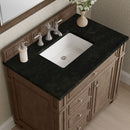 James Martin Bristol 36" Single Bathroom Vanity, Whitewashed Walnut