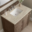 James Martin Bristol 36" Single Bathroom Vanity, Whitewashed Walnut