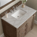 James Martin Bristol 36" Single Bathroom Vanity, Whitewashed Walnut