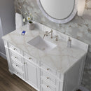 James Martin Bristol 48" Single Bathroom Vanity, Bright White