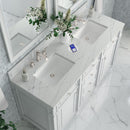 James Martin Bristol 60" Double Bathroom Vanity, Bright White