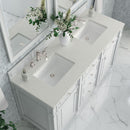 James Martin Bristol 60" Double Bathroom Vanity, Bright White