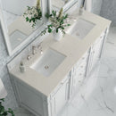 James Martin Bristol 60" Double Bathroom Vanity, Bright White