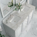 James Martin Bristol 60" Double Bathroom Vanity, Bright White