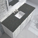 James Martin Bristol 60" Single Bathroom Vanity, Bright White