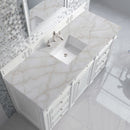 James Martin Bristol 60" Single Bathroom Vanity, Bright White