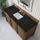 James Martin Bristol 60" Single Bathroom Vanity, Saddle Brown