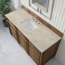 James Martin Bristol 60" Single Bathroom Vanity, Saddle Brown