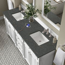 James Martin Bristol 72" Double Bathroom Vanity, Bright White