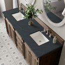 James Martin Bristol 72" Double Bathroom Vanity, Whitewashed Walnut