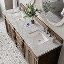 James Martin Bristol 72" Double Bathroom Vanity, Whitewashed Walnut