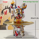 GobekUsa Graffiti Bear Figurine: Modern Table Decor & Key Storage Sculpture