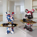 GobekUsa Graffiti Bear Figurine: Modern Table Decor & Key Storage Sculpture