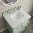 James Martin Brittany 30" Single Bathroom Vanity, Sage Green