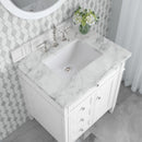 James Martin Brittany 30" Single Bathroom Vanity, Bright White